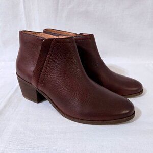 Carlos Santana Leather Ankle Bootie NWOB - size 7.5